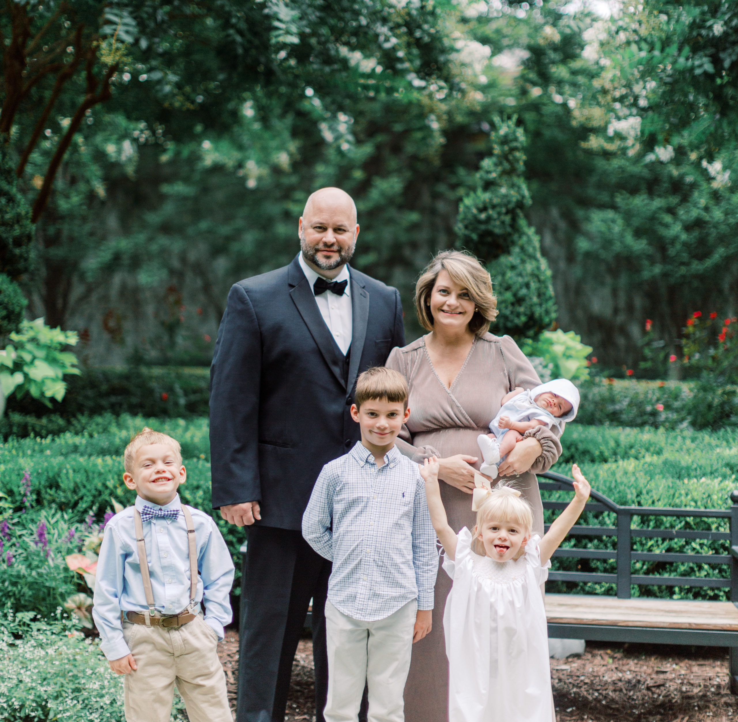 Anna Swanson and her family - Savannah Wedding Planners