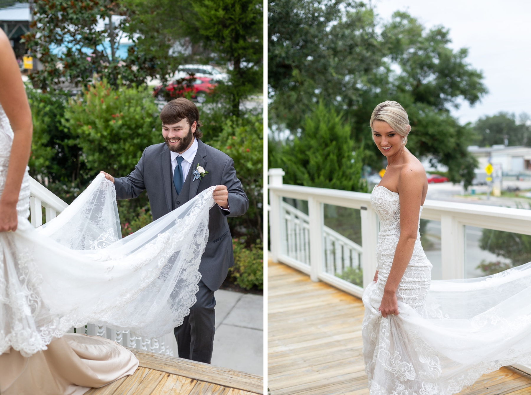 bride and groom portraits Tybee Island